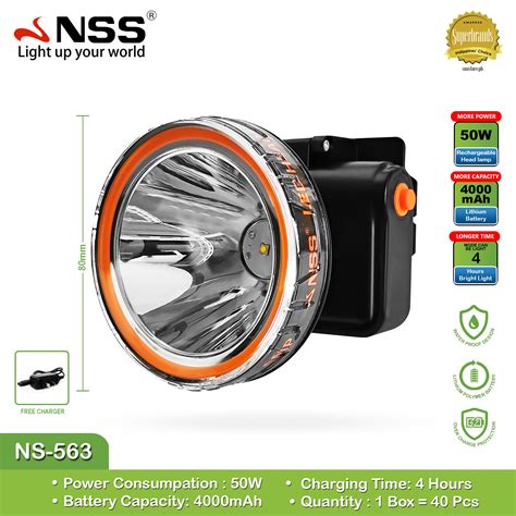 Nss Headlamp Headlight Flashlight Waterproof Led Headlight Headlamp