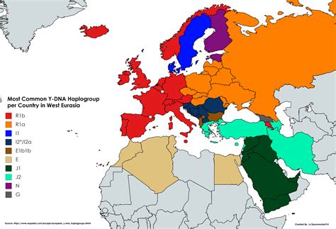 Genetic Map Of The World - Map