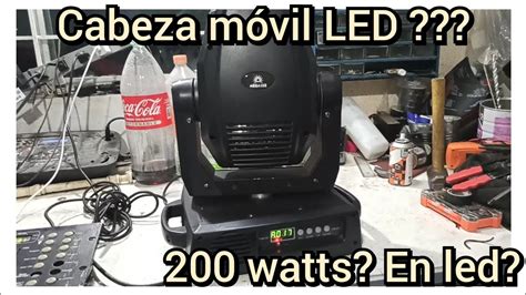 200 watts LED te conviene MEGALUZ cabeza móvil alien sun star Chauvet