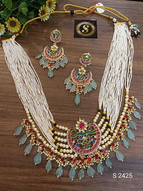 Alia Bhatt Inspired Sabyasachi Gold Plated Kundan Necklace Set Etsy