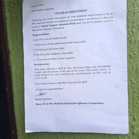 Nigerian Father Displays Contract Paper As He Offers 6 Year Old