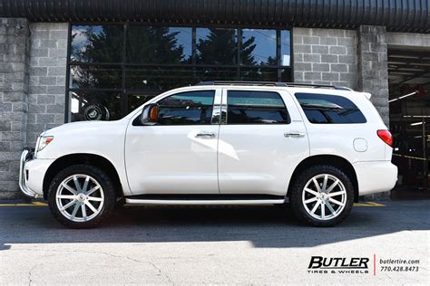 Toyota Sequoia With 22in Black Rhino Traverse Wheels And Nitto Terra