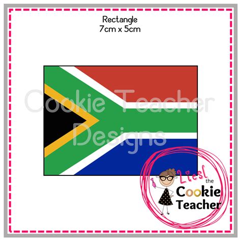 SA Flag with Stamp – The Cookie Teacher