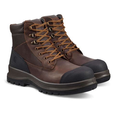Carhartt Herren S3 Arbeitsschuh 6" Detroit, Stiefel, Dunkelbraun | 45