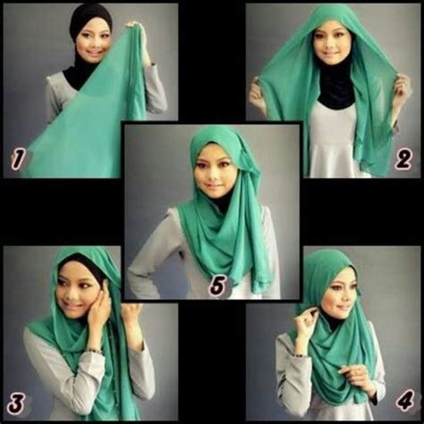 Hijab Styles For Round Faces Hijab Fashion Hijab Tutorial Hijab