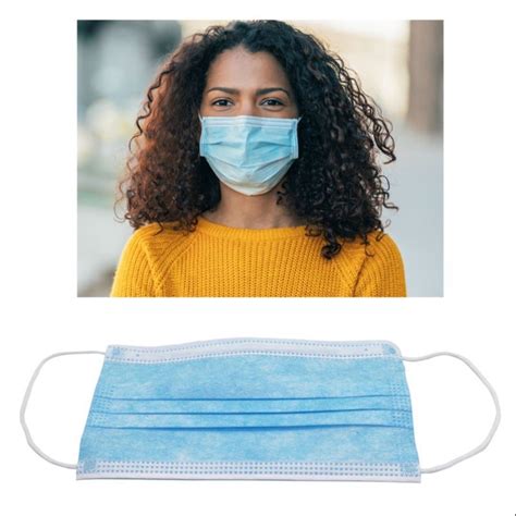 Blue PP Non Woven Disposable Surgical Face Mask Ear Loop 3 At Rs 2 In