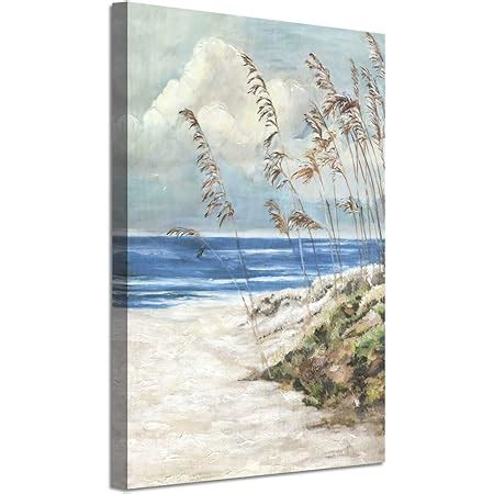 Amazon ARTISTIC PATH Abstract Beach Canvas Wall Art Seaside