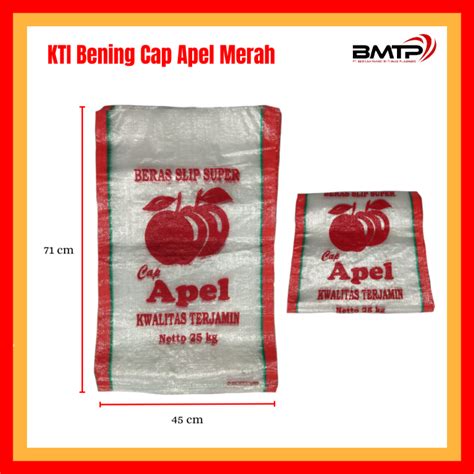 Karung Beras 25 Kg Cap Apel Merah Merk KTI Per 50 Lembar Lazada Indonesia