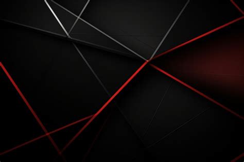 Premium Photo | Black background with geometric lines