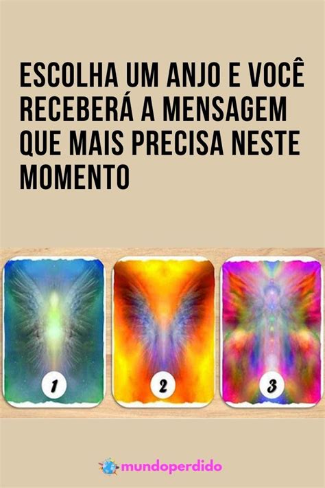 Escolha um anjo e você receberá a mensagem que mais precisa neste momento