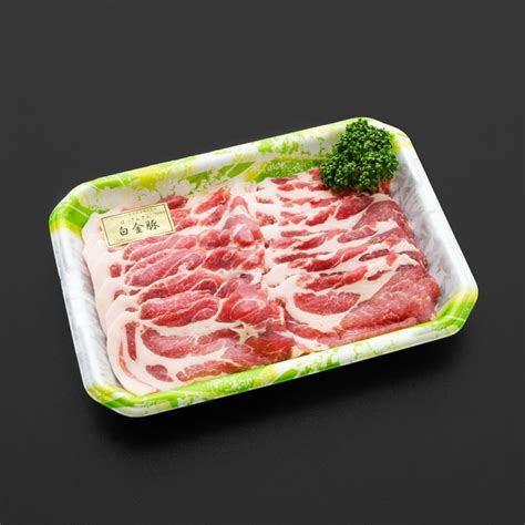 白金豚カタロースうす切り500g×2 焼肉用4～5人前 送料無料【お肉】お取り寄せ グルメ 産地直送 産直 贈り物 ご当地 ブランド 豚肉お