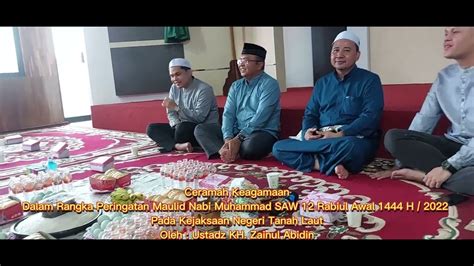 Ceramah Keagamaan Peringatan Maulid Nabi Pada Kejaksaan Negeri Tanah