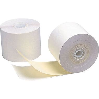 Staples 2-Part Adding Machine Roll, 2 1/4" x 100', White/Canary | Staples®