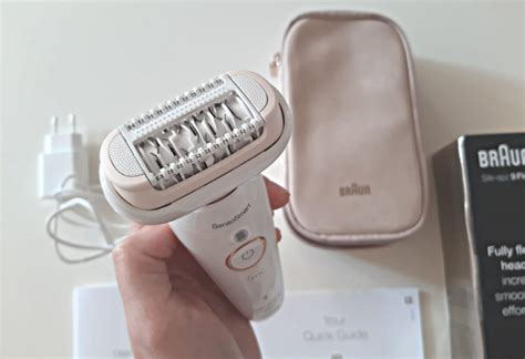 Braun Silk épil 9 Test Flex Epilierer Anwendung Erfahrung