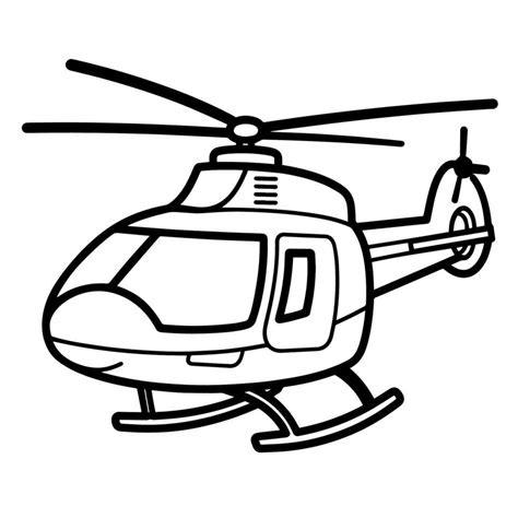 Helicopter Outline Vector Art, Icons, and Graphics for Free Download