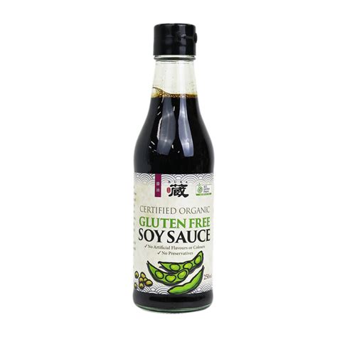 Certified Organic Gluten Free Soy Sauce Premium Gourmet Food