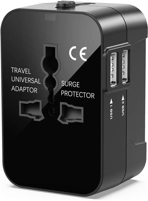 Reiseadapter Weltweit Reisestecker Adapter Weltweit Mit 2USB Und AC