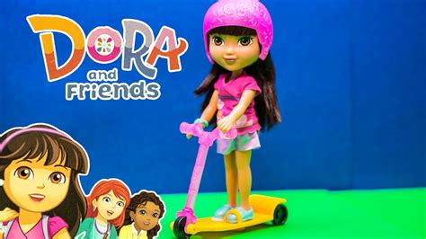 Unboxing The Dora And Friends Loves Adventure Scooter Toys Youtube