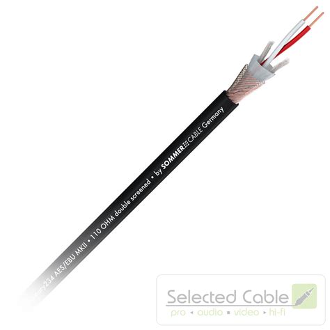 SOMMER CABLE DMX Binary 234 AES EBU MKII OFC 2 x 0 34 mm² 110Ω Kabel