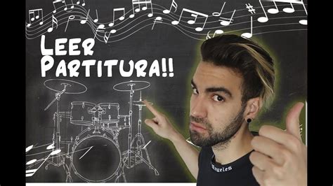 Aprende a leer partitura de batería DESDE CERO YouTube