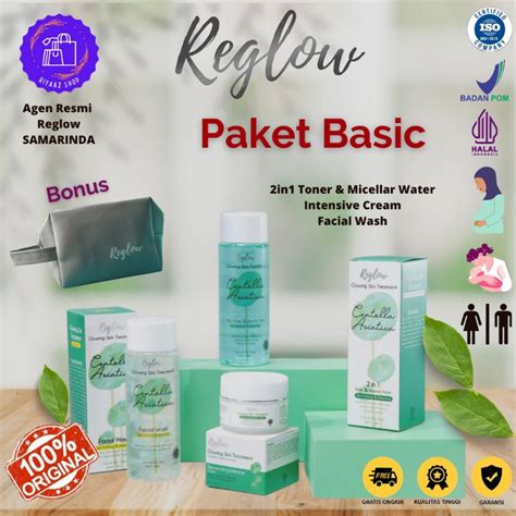 Jual REGLOW Paket Skincare Anti Aging Skincare BPOM Glowing