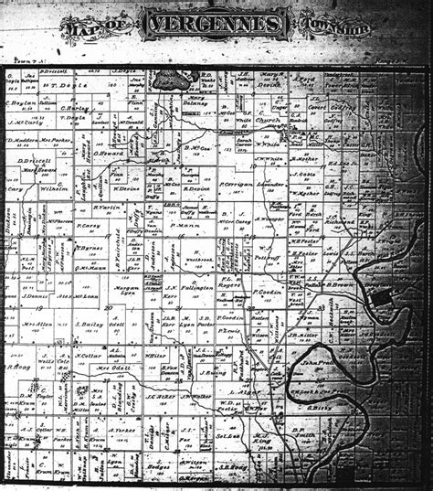 1876 Vergennes Township Plat Map