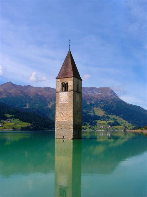 Lake Reschen, italy