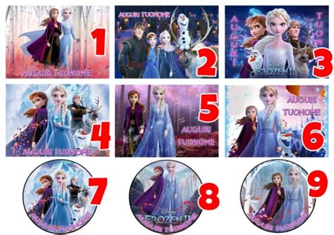 Cialda Ostia Per Torte Frozen Arendelle Anche Tonda E Hot Sex