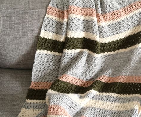 Easy Crochet Blanket Pattern The Herfst Blanket Knitting With Chopsticks