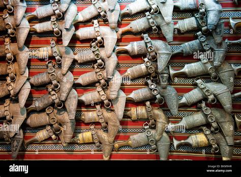 Khanjar or Traditional Curved Ceremonial Daggers for Sale on a Market ...