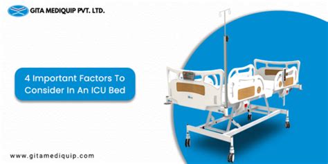 4 Important Factors To Consider In An Icu Bed