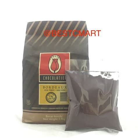 Jual TULIP CHOCOLATIER BORDEAUX COCOA POWDER REPACKED 100GR Shopee