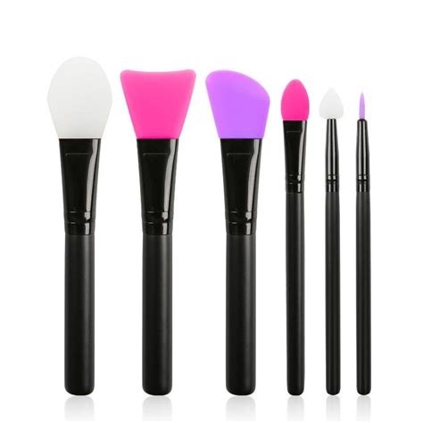 Silicone Makeup Brush Set For Face Care Eyeliner Eyebrow Eye Shadow Bj 210 Bj China