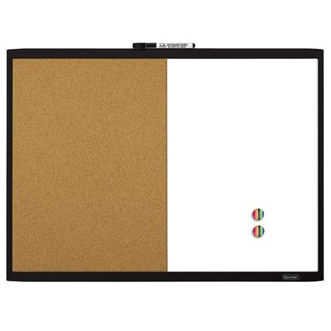 Quartet Magnetic Dry Erase Board And Cork Board 17 X 23