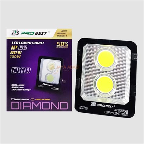 Jual Probest Diamond Lampu Led Sorot Cob Lampu Tembak Led Cob Ip Sni