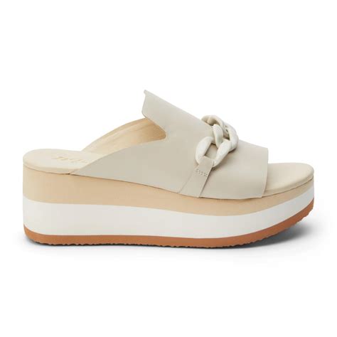 Matisse Jada Platform Wedge In White Lyst