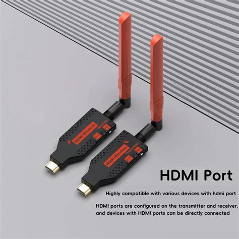 Metteur R Cepteur Vid O HDMI Sans Fil Adaptateur D Affichage D