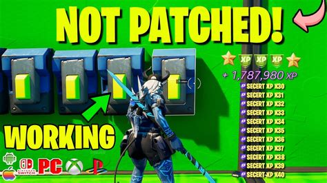 New Insane Afk Best Xp Glitch In Fortnite Chapter 4 Season 3 750k Xp Per Minute Working