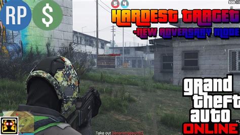 GTA V Hardest Target New Adversary Mode 2X RP And Cash YouTube