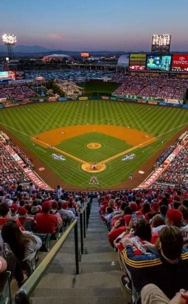 Los Angeles Angels Baseball Map MLB Stadium Map Ballpark - oggsync.com