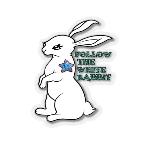 White Bunny Follow The Rabbit Matrix Rabbit Matrix Bunny Cute White