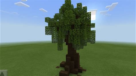 Lets Build A Custom Dark Oak Tree In Minecraft Youtube