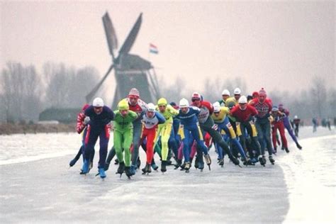 The Famous Dutch Elfstedentocht Ice Skating Rally Heavenly Holland