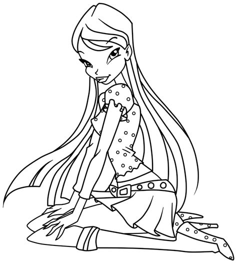 Renders Et Coloriages Winx Coloriage Winx Musa