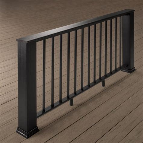 Timbertech Evolutions Rail 16 Ft X 7 In X 1 In Classic Black Composite