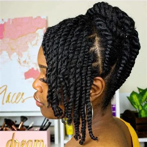 25 Natural Hair Flat Twist Styles To Try Thrivenaija