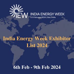 India Energy Week Exhibitor List 2024 Buy At 100