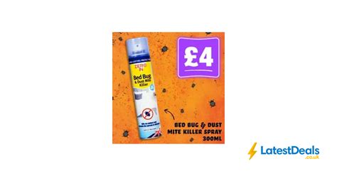 Bed Bug Dust Mite Killer Spray 300ml 4 At Poundland