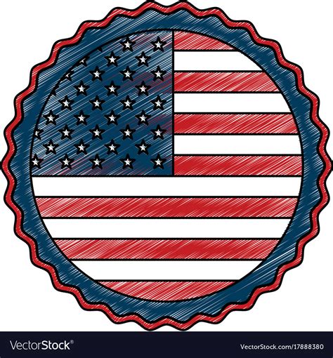 United states america seal Royalty Free Vector Image