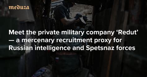 Why Does Gru Need A Pmc Meet The Private Military Company ‘redut — A